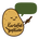 Da Logo von Kartoffel Geflüster mit einer Kartoffel und Sprechblase