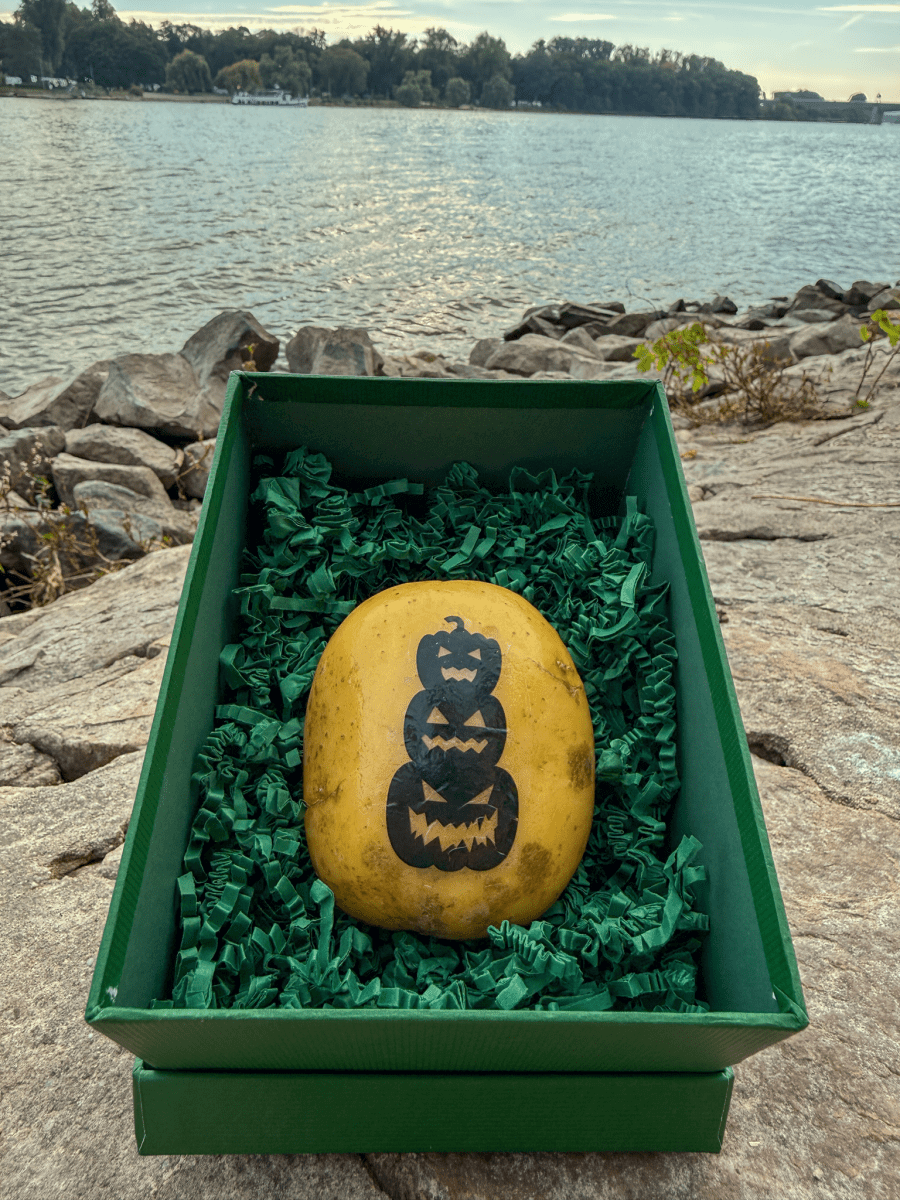 Halloween Kartoffel - Spooky Season Deko mal anders (3 Stk) - Kartoffel Geflüster
