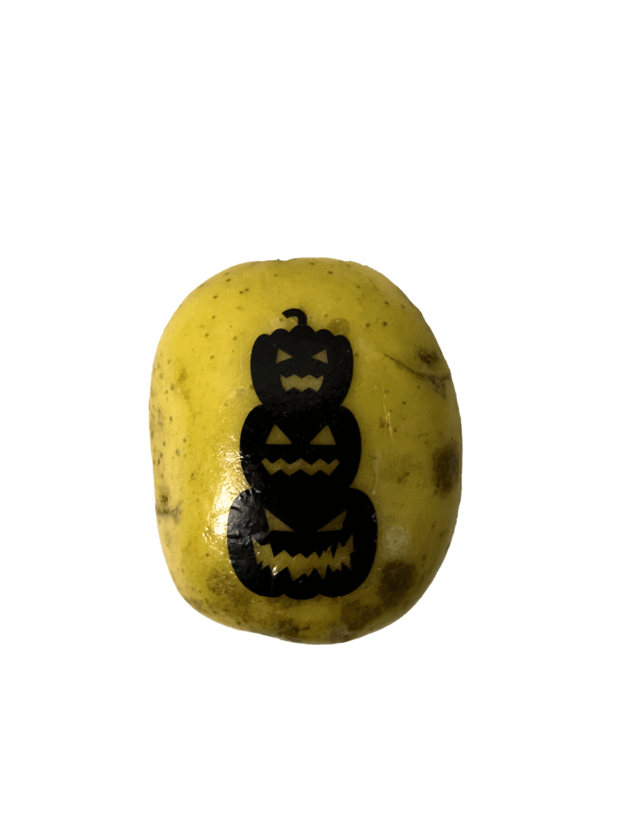 Halloween Kartoffel - Spooky Season Deko mal anders (3 Stk) - Kartoffel Geflüster
