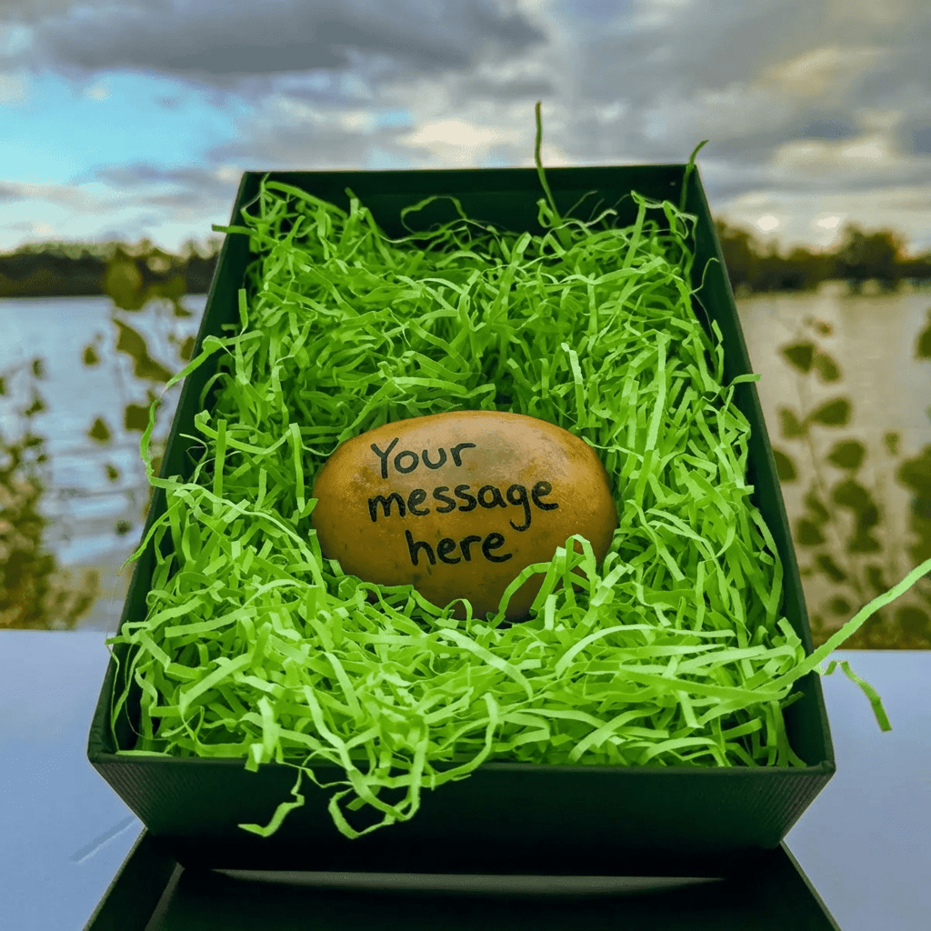 Kartoffel Geflüster - Deine Kartoffelnachricht als Grußkartoffel