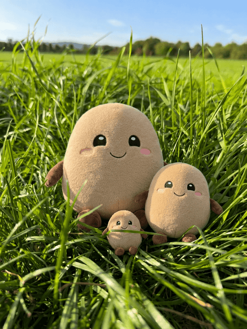 Plüsch - Kartoffel "Knollige Kuschelfreunde" - Der fluffigste Erdapfel der Welt - Kartoffel Geflüster