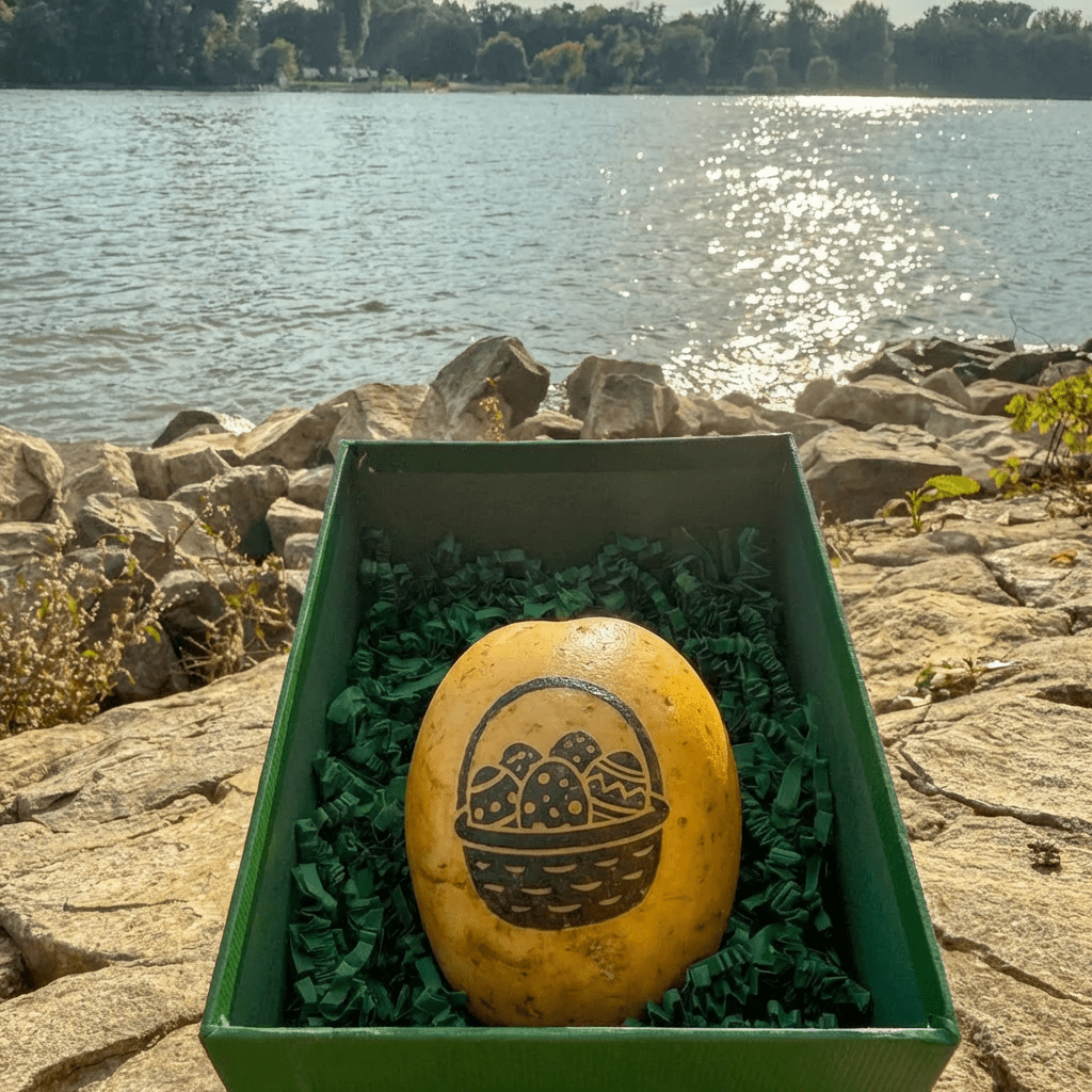 Oster Kartoffeln - Oster Deko mal anders - Kartoffeln Statt Eier - Kartoffel Geflüster